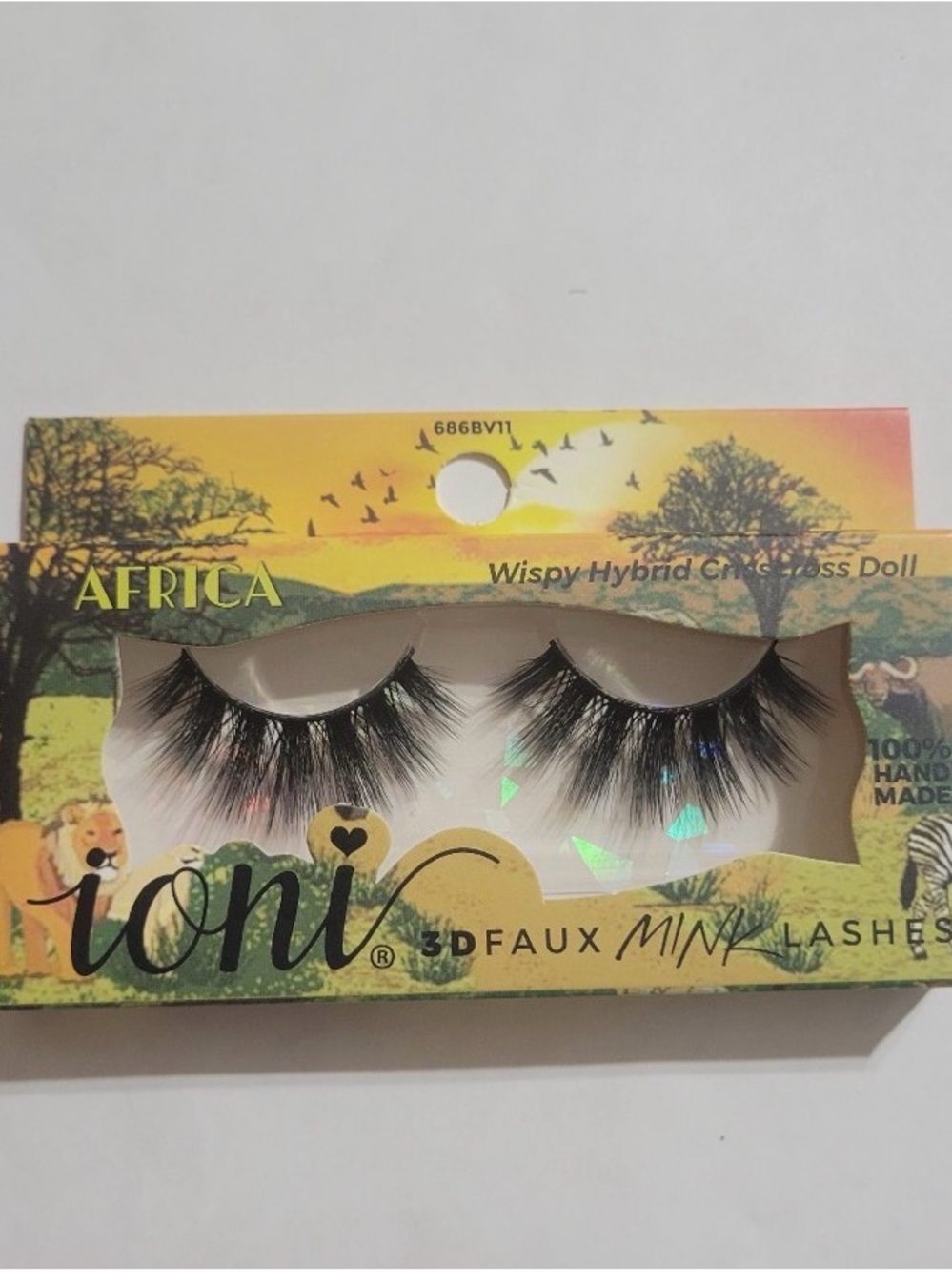 3D Faux Mink Wispy Hybrid Lashes - Black